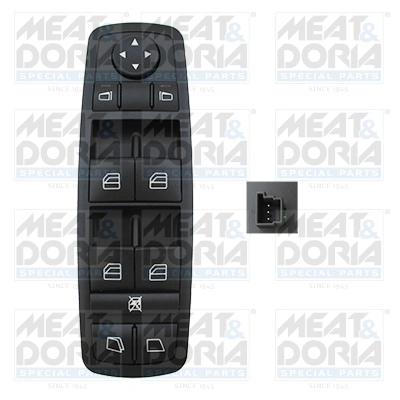 Switch, window regulator